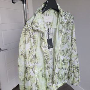 Massimo Dutti Tropical Windbreaker Jacket NWT